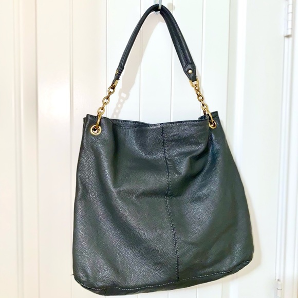 Cuore & Pelle Genuine Pebble Leather Hand Bag  Shoulder Purse - Picture 1 of 17